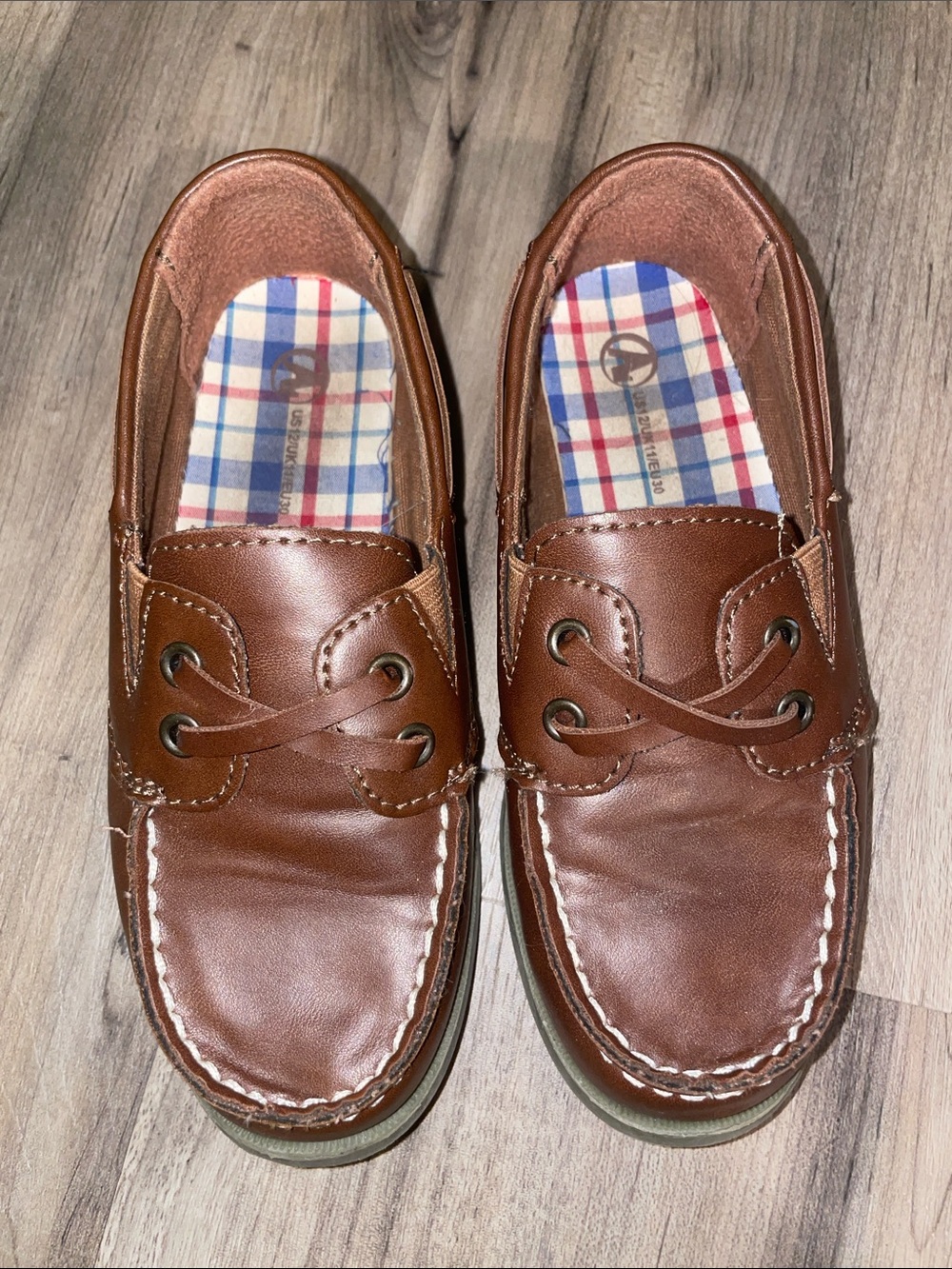 Toddler Boy’s Brown Boat Shoes SZ 12